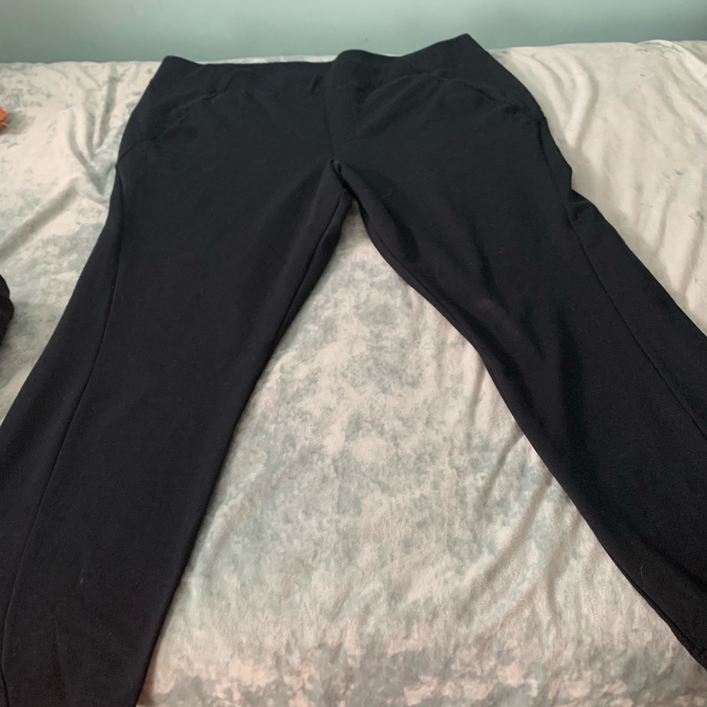 Columbia black knit pants with pockets - Size 1x